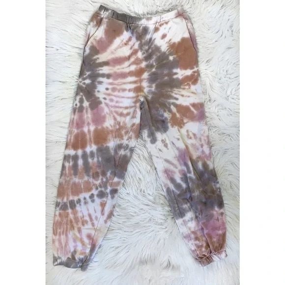 Tie Dye Jogger 100% Cotton Sweatpants - Picture 2 of 2